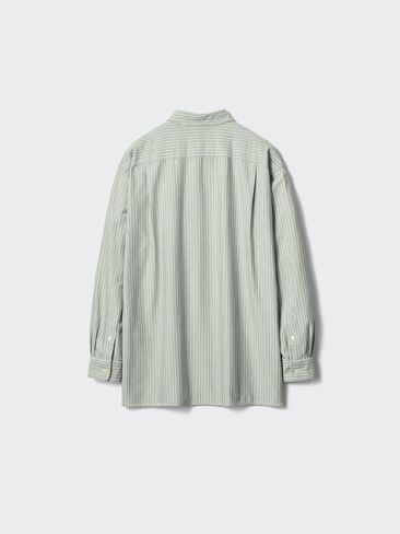 قميص Uniqlo Oxford كبير الحجم | مخطط in Kuwait