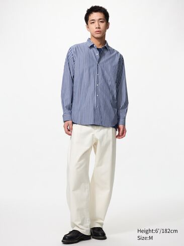 Uniqlo Broadcloth Shirt | Striped in Kuwait