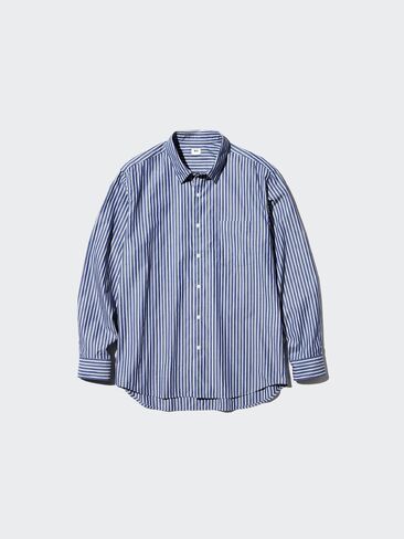 Uniqlo Broadcloth Shirt | Striped in Kuwait