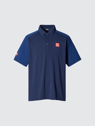 Uniqlo DRY-EX Polo Shirt | Adam Scott | Logo in Kuwait