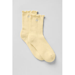 Alo Yoga Women's Lettuce Edge Sock - Warm Butter in Kuwait