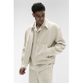 Alo Yoga Linen Days Full Zip Jacket - Bone in Kuwait