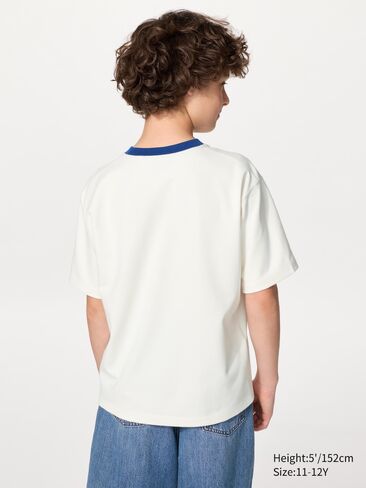 تي شيرت Uniqlo AIRism قطن برسومات | مخيم in Kuwait
