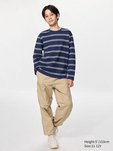 تي شيرت مخطط من القطن من Uniqlo AIRism in Kuwait