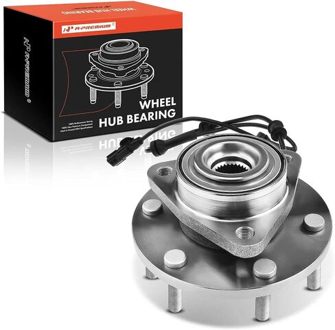 A-Premium Front Wheel Bearing وتجميع المحور مع ABS و 6-LUG متوافق مع نيسان تيتان 2017-2023 ، 4WD فقط in Kuwait