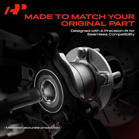 A-Premium Front Wheel Bearing وتجميع المحور مع ABS و 6-LUG متوافق مع نيسان تيتان 2017-2023 ، 4WD فقط in Kuwait