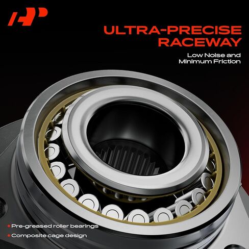 A-Premium Front Wheel Bearing وتجميع المحور مع ABS و 6-LUG متوافق مع نيسان تيتان 2017-2023 ، 4WD فقط in Kuwait