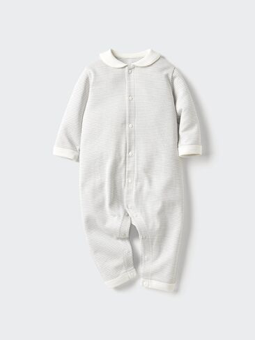 Uniqlo Baby Ribbed One Piece Outfit | Long Sleeve | Striped in Kuwait
