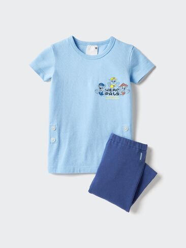 Uniqlo Baby DRY Pajamas | Short Sleeve | Paw Patrol in Kuwait