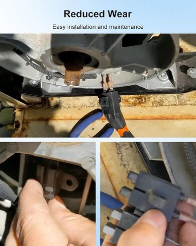 0663860SRV قطعة واحدة من مجموعة حامل الفرشاة مناسبة للعلامة التجارية Generac Guardian Honeywell إلخ، استبدل 066386 in Kuwait