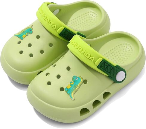 Kids Toddler Clogs Boys Girls Dinosaur Slip on Slides Sandals Summer Beach Pool Outdoor Water Shoes Shower Slippers Garden Clogs in Saudi Arabia