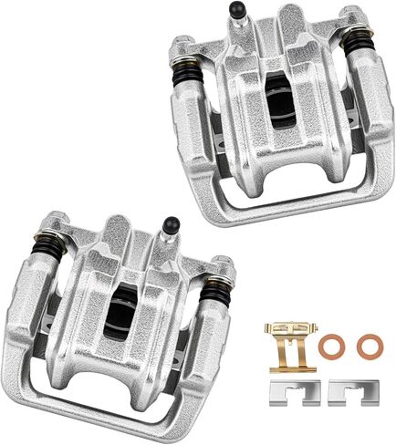 cciyu Performance Disc Brake Caliper with 19-B2588 19-B2589 fit for 2001-2003 for Acura CL,1999-2008 for Acura TL,2003-2011 for Honda Element in Kuwait