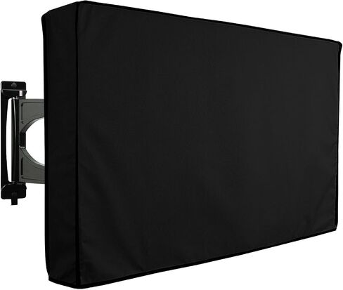 غطاء تلفزيون KHOMO GEAR للاستخدام الخارجي - سلسلة Panther - واقي عالمي مقاوم للطقس للتلفزيون مقاس 50-52 بوصة - يناسب معظم الحوامل والأقواس in Kuwait