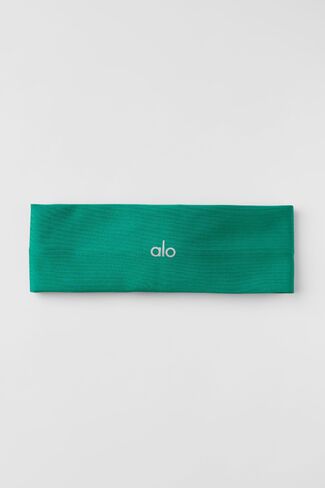 Alo Yoga Airlift Headband - Emerald Isle - Emerald Isle / One Size in Saudi Arabia