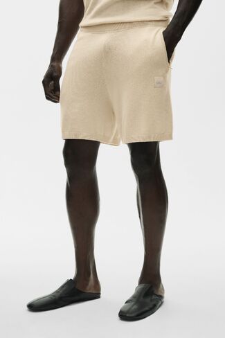 Alo Yoga 7" Cotton Cashmere Ever Soft Short - Sandy Beige in Saudi Arabia