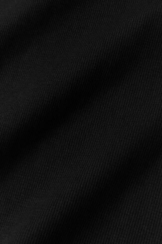 Alo Yoga Seamless Modal Ribbed Cropped Short Sleeve - Black in Saudi Arabia