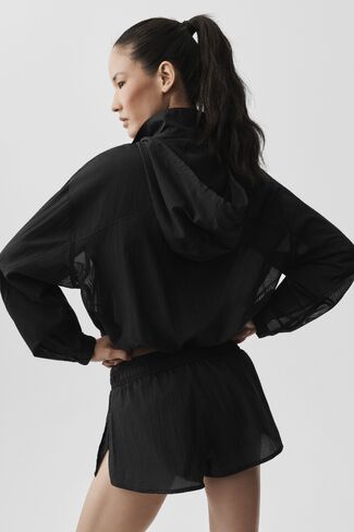 Alo Yoga 1/4 Zip Go Time Pullover - Black in Saudi Arabia