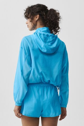 Alo Yoga 1/4 Zip Go Time Pullover - Azure Blue in Saudi Arabia