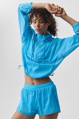 Alo Yoga 1/4 Zip Go Time Pullover - Azure Blue in Saudi Arabia