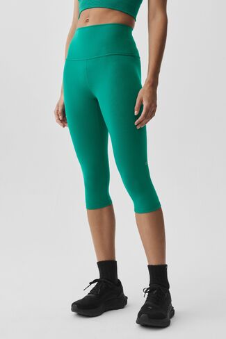 Alo Yoga 16" High-Waist Airbrush Capri - Emerald Isle in Saudi Arabia