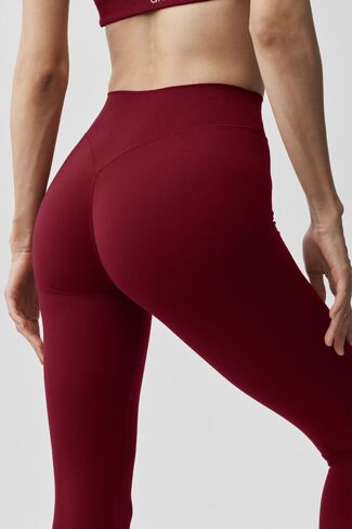 Alo Yoga ALO Softculpt 7/8 Define Legging - صيفي رومانسي أحمر in Kuwait