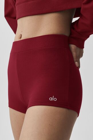 Alo Yoga Sway My Way Micro Short - Summer Romance Red in Kuwait