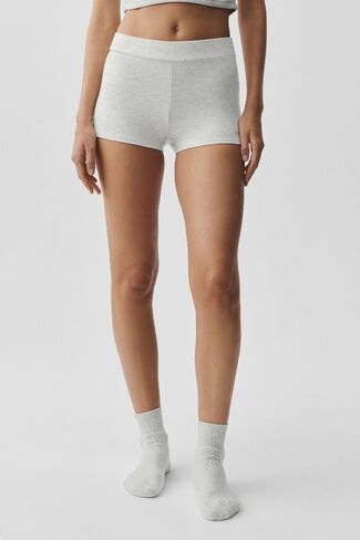 Alo Yoga Sway My Way Micro Short - White Heather in Kuwait