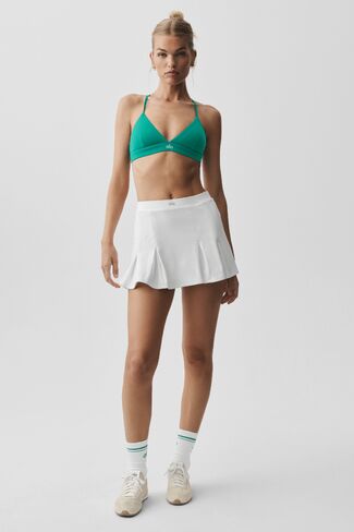 Alo Yoga ALO Softsculpt Topspin Tennis Skirt - White in Saudi Arabia