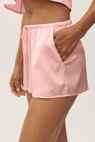 Alo Yoga Silk Blend Radiance Short - Sundrenched Pink in Kuwait