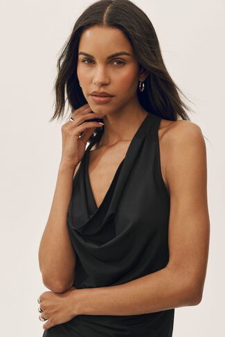 Alo Yoga Summer Soiree Halter Mini Dress - Black in Saudi Arabia