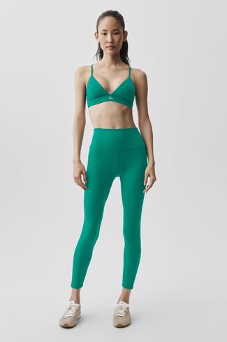 Alo Yoga Splendor Bra - Emerald Isle/White in Saudi Arabia