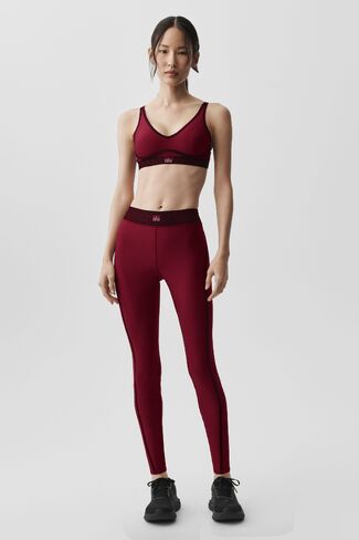 Alo Yoga Airlift Line Up Bra - Summer Romance Red in Kuwait