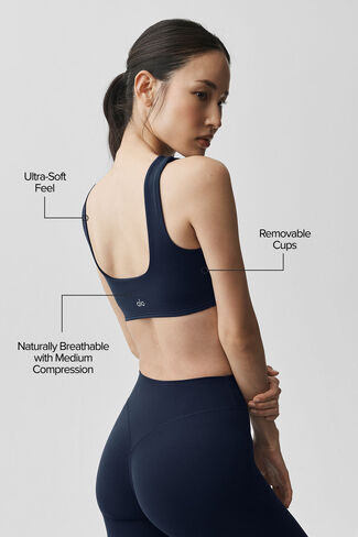 Alo Yoga ALO Softsculpt Precision Bra - Navy in Kuwait