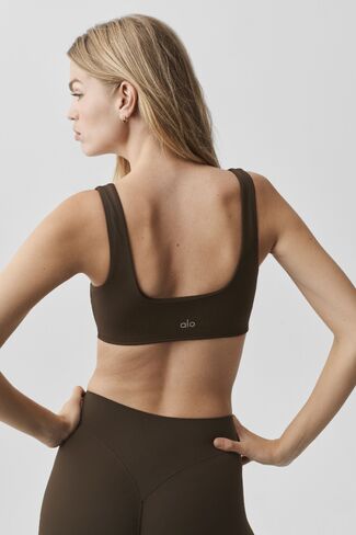 Alo Yoga ALO Softsculpt Precision Bra - Espresso in Kuwait