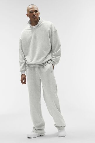 Alo Yoga Accolade 1/4 Zip Pullover - White Heather in Kuwait