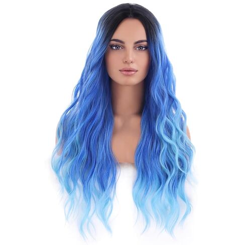 MAGQOO Purple Braid Wig Kids Girls Light Purple Wig Long Braids Wigs Hair Cosplay Costume Party Wigs in Kuwait