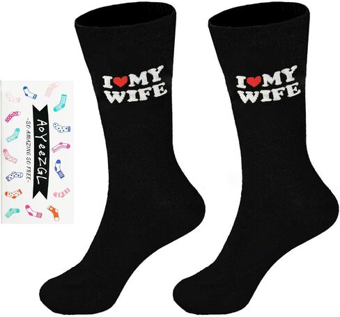 Valentine's Day gift, I love my girlfriend, wife, daughter, socks, a humorous boyfriend gift. in Saudi Arabia