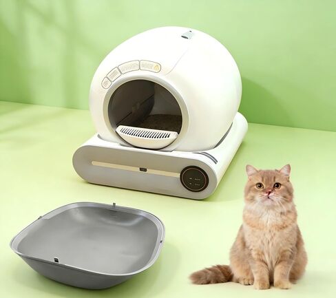 Silicon Cat Litter Box Pad Replacement for Self-Cleaning Cat Litter Box (for Model:65L Storage bin + 9L Waste Collection bin)‌Natural Silicone Material Waterproof, Anti-Stick,Anti-Scratch in Saudi Arabia