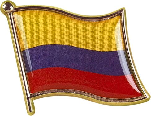 Collectible Novelty Flag Pin for Backpack, Scarf - Made From Jeweler Class Metal - Spartan and the Green Egg Explorer Pin Series - South America in Saudi Arabia