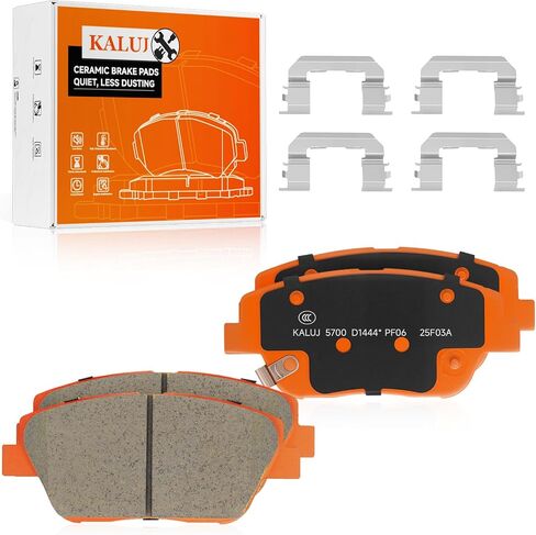 D1444 Front Ceramic Brake Pads Sets Compatible with Hyundai Sonata 2011 2012 2013 2014, Compatible with Kia Optima 2011 2012 2015 in Saudi Arabia
