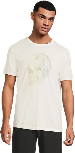 John Varvatos Men's Watercolor Skull Tee in Saudi Arabia