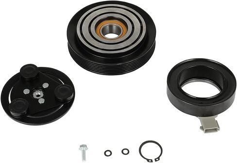 CCIYU AC القابض للسيارة 2003 2004-2005 لـ Hyundai Santa Fe 3.5L 97701-26350 2004-2006 FIT for Kia Amanti 3.5L AC Compressor Clutch in Kuwait