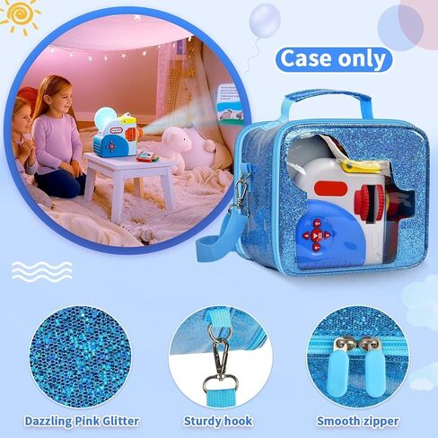 Bag for Little Tikes Story Dream Machine Books Starter Set, Toddler Toy Projector Storage with Flash Glitter and Transparent for Storytime, Audio Play and Character Collection (Case Only) (Pink) in Saudi Arabia