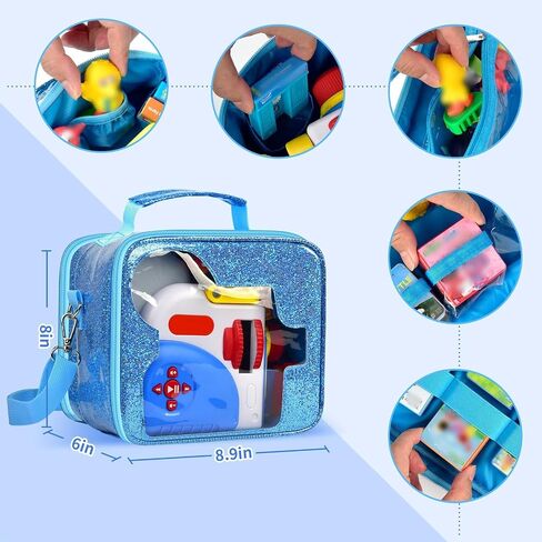 Bag for Little Tikes Story Dream Machine Books Starter Set, Toddler Toy Projector Storage with Flash Glitter and Transparent for Storytime, Audio Play and Character Collection (Case Only) (Pink) in Saudi Arabia