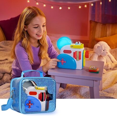 Bag for Little Tikes Story Dream Machine Books Starter Set, Toddler Toy Projector Storage with Flash Glitter and Transparent for Storytime, Audio Play and Character Collection (Case Only) (Pink) in Saudi Arabia
