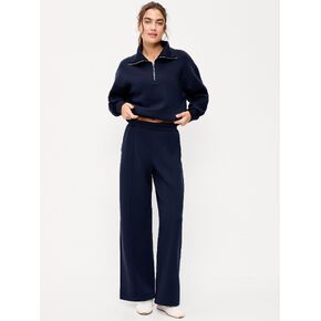 Old Navy High-Waisted Bounce Fleece Wide-Leg Sweatpants - In the Navy in Kuwait