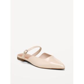 Old Navy Pointed-Toe Mule Flats for Women - Stone in Kuwait
