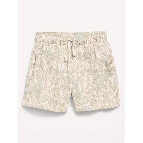 Old Navy Favorite Fleece Below Knee Jogger Shorts for Boys - Khaki Camouflage in Kuwait