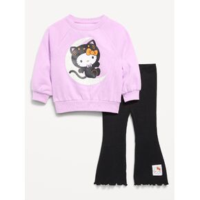 طقم سويت شيرت وبنطلون ضيق واسع من Old Navy Hello Kitty® للفتيات الصغيرات - Hello Kitty in Kuwait