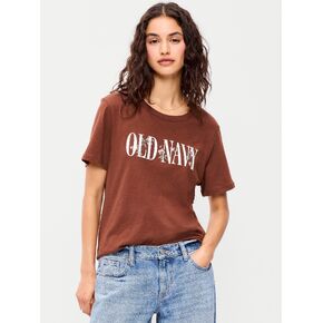 تي شيرت Old Navy EveryWear برقبة دائرية وشعار جرافيك - Coco de mer in Kuwait
